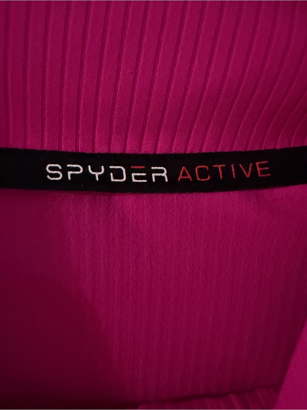 Spyder Women's top and bottom Hot Pink Quarter-Zip Pullover - Picture 4 of 10